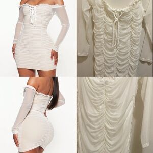 Fashion nova white dress